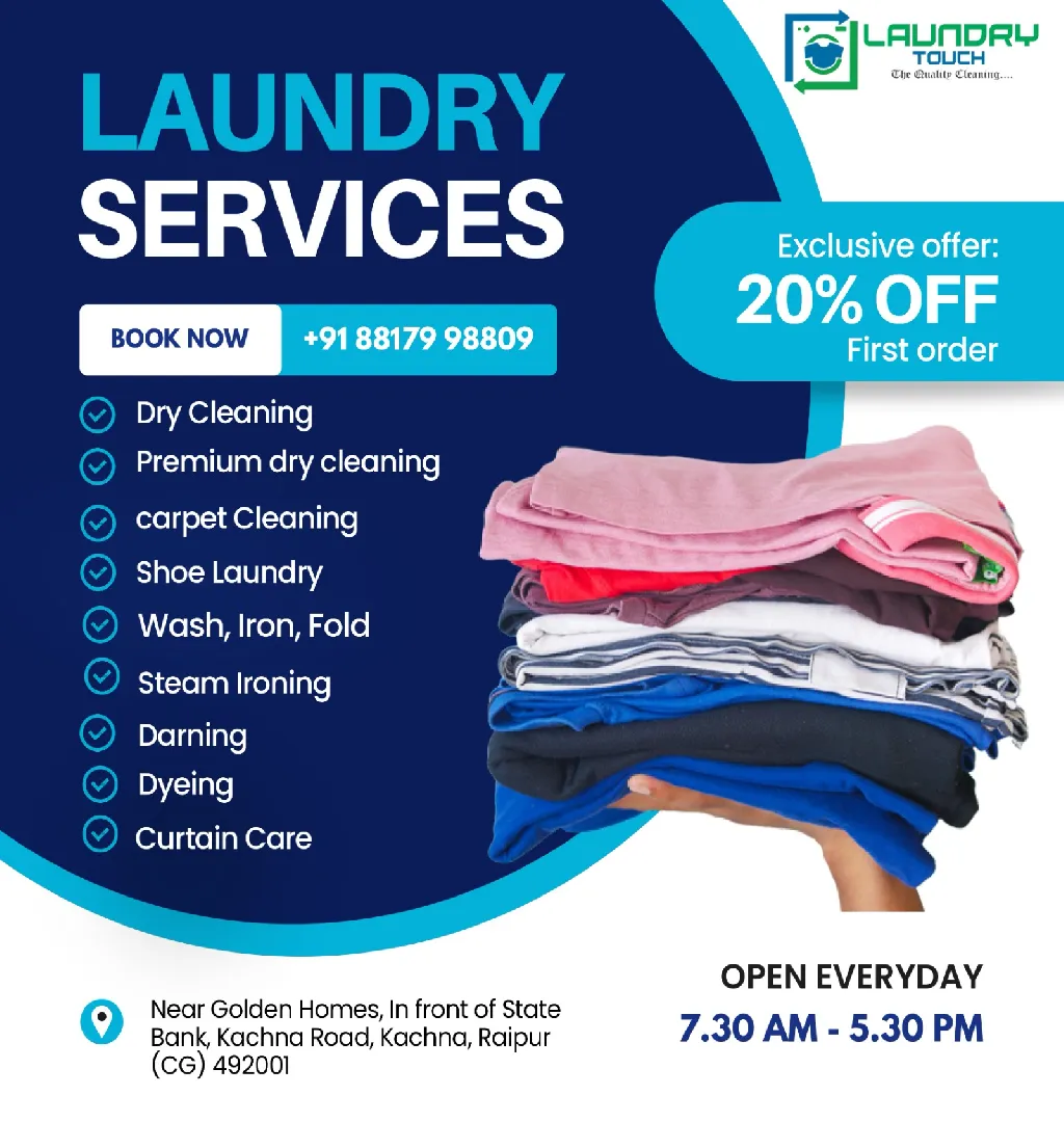 Laundry & Dry-Cleaning Business For Sale In Raipur