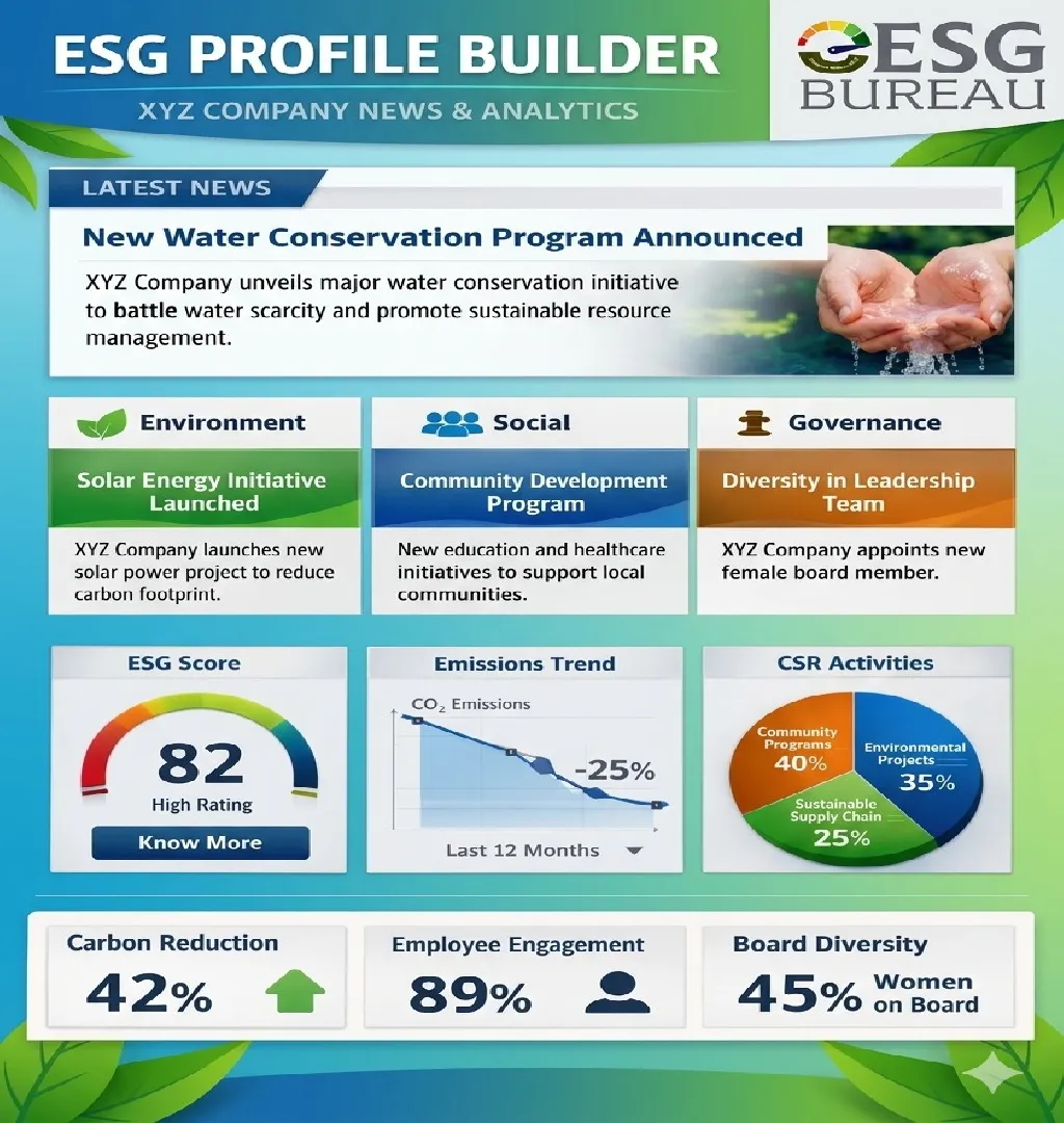 AI-Enabled ESG Profile Management Platform in Hyderabad