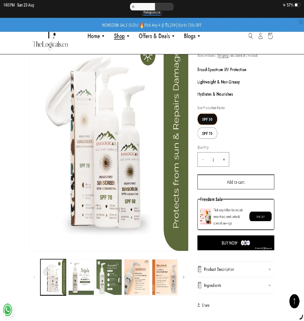 D2C Skincare Brand For Sale In Hyderabad